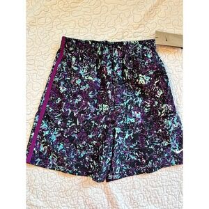 Nike Dri Fit Athletic Shorts Size Large Colorful Abstract Print Activewear #661